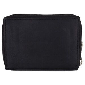 Genuine Leather Protection Card Holder Wallet, Black 3135 💸